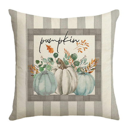 Truck Pumpkin Pillow Covers Thanksgiving Throw Pillow Covers Decor Cushion Covers for Home-A