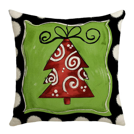 Christmas Decorative Throw Pillow Covers, Christmas Pillow Covers , Farmhouse Cushion Covers Winter Decor