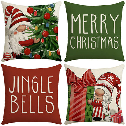 Christmas Pillow Covers Christmas Winter Holiday Throw Pillows Cover Christmas Farmhouse Decor for Couch