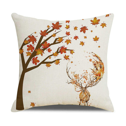 Throw Pillow Covers Decorative Square Throw Pillowcase Valentine's Day Tree Pillow Cover Cushion Case for Sofa