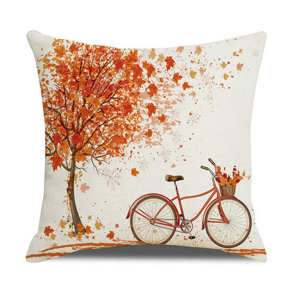 Throw Pillow Covers Decorative Square Throw Pillowcase Valentine's Day Tree Pillow Cover Cushion Case for Sofa