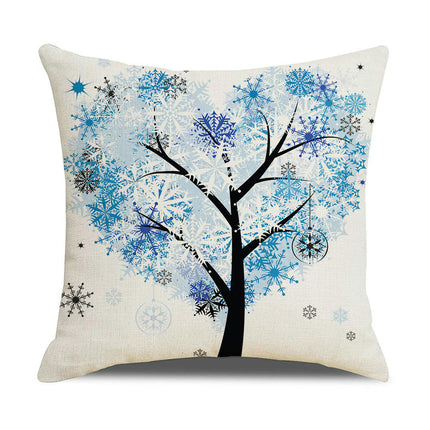 Tree Throw Pillow Covers Decorative Linen Pillow Covers Outdoor Cushion Covers Home Decor for Sofa Car