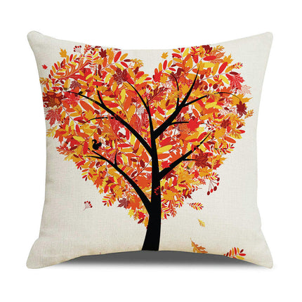 Tree Throw Pillow Covers Decorative Linen Pillow Covers Outdoor Cushion Covers Home Decor for Sofa Car