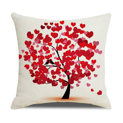 Tree Throw Pillow Covers Decorative Linen Pillow Covers Outdoor Cushion Covers Home Decor for Sofa Car