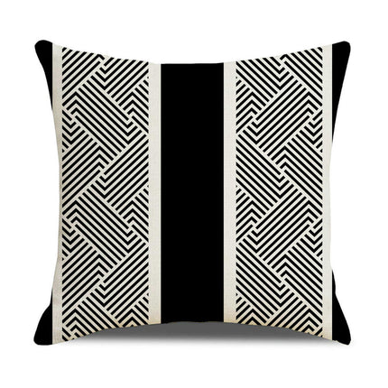 Geometry Throw Pillow Covers Cases Square Decorative Cushion Covers Pillowcase Cushion Case for Sofa-A