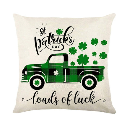 St Patricks Day Throw Pillow Covers Lucky Clover Throw Pillow Cover Cushion Covers Pillow Cases for Home