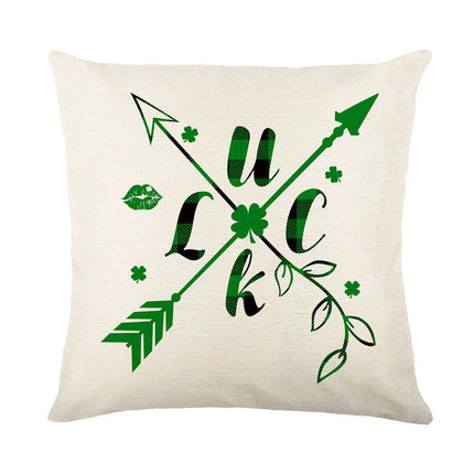 St Patricks Day Throw Pillow Covers Lucky Clover Throw Pillow Cover Cushion Covers Pillow Cases for Home