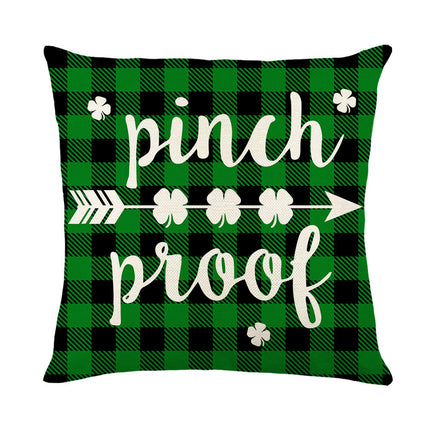 St Patricks Day Throw Pillow Covers Lucky Clover Throw Pillow Cover Cushion Covers Pillow Cases for Home