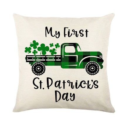 St Patricks Day Throw Pillow Covers Lucky Clover Throw Pillow Cover Cushion Covers Pillow Cases for Home