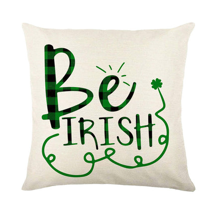 St Patricks Day Throw Pillow Covers Lucky Clover Throw Pillow Cover Cushion Covers Pillow Cases for Home