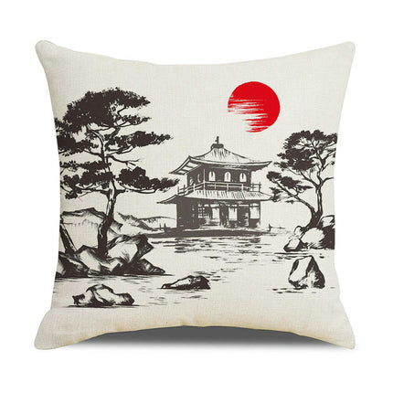 Throw Pillow Covers Vintage Soft Square Pillowcases for Home Sofa Living Room Bedroom Outdoor