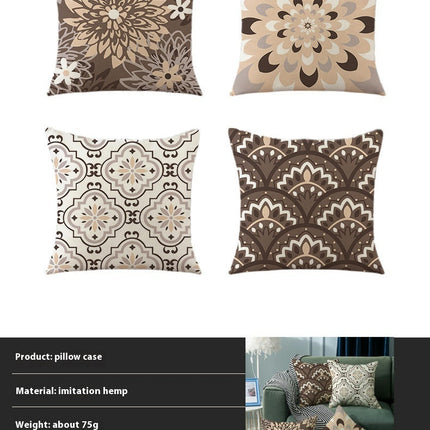 Bohemia Throw Pillow Covers Square Pillow Case Modern Cushion Covers Decorative for Home