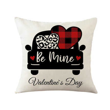 Valentine's Day Pillowcase Soft Throw Pillow Covers Modern Pillows Case Decorative for Home Sofa Couch