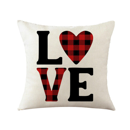 Valentine's Day Pillowcase Soft Throw Pillow Covers Modern Pillows Case Decorative for Home Sofa Couch