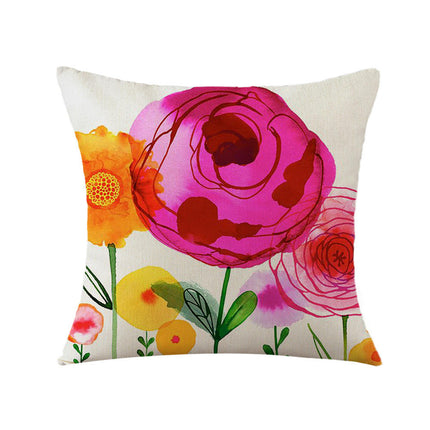 Floral Decorative Throw Pillow Covers Spring Flower Pillows Case Outdoor Cushion Covers for Sofa Home Decor