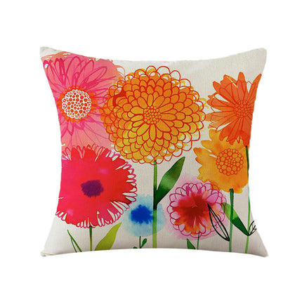 Floral Decorative Throw Pillow Covers Spring Flower Pillows Case Outdoor Cushion Covers for Sofa Home Decor