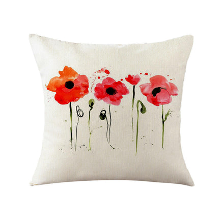 Floral Decorative Throw Pillow Covers Spring Flower Pillows Case Outdoor Cushion Covers for Sofa Home Decor