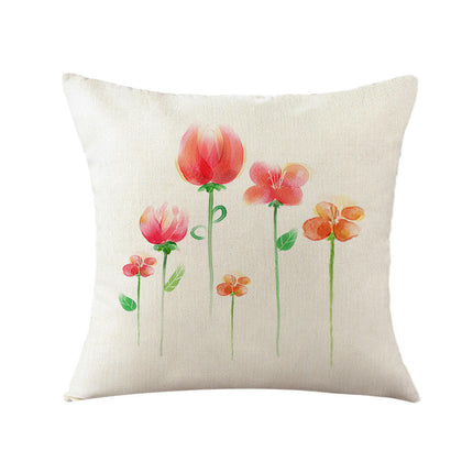 Floral Decorative Throw Pillow Covers Spring Flower Pillows Case Outdoor Cushion Covers for Sofa Home Decor