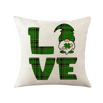 St. Patrick's Day Decorative Throw Pillow Covers Flower Outdoor Cushion Covers for Sofa Home Decor