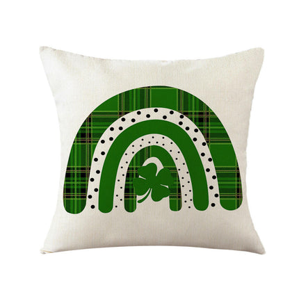 St. Patrick's Day Decorative Throw Pillow Covers Flower Outdoor Cushion Covers for Sofa Home Decor