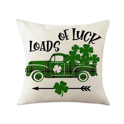 St. Patrick's Day Decorative Throw Pillow Covers Flower Outdoor Cushion Covers for Sofa Home Decor