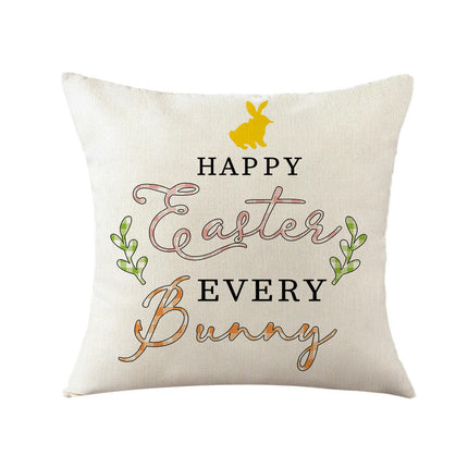 Easter Decorative Throw Pillow Covers Flower Outdoor Cushion Covers for Sofa Home Decor