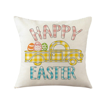 Easter Decorative Throw Pillow Covers Flower Outdoor Cushion Covers for Sofa Home Decor