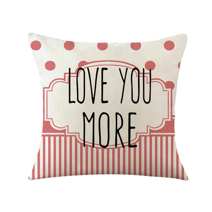 Valentine's Day Decorative Throw Pillow Covers Flower Outdoor Cushion Covers for Sofa Home Decor