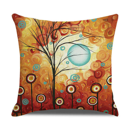 Pillow Cases Abstract Tree Pillow Cases Decorative Throw Pillow Covers Outdoor Cushion Covers for Home