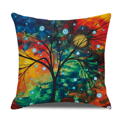 Pillow Cases Abstract Tree Pillow Cases Decorative Throw Pillow Covers Outdoor Cushion Covers for Home