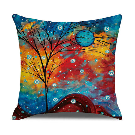 Pillow Cases Abstract Tree Pillow Cases Decorative Throw Pillow Covers Outdoor Cushion Covers for Home