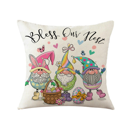 Pillow Cases Cartoon Bunny Decorative Throw Pillow Covers Outdoor Cushion Covers for Home Sofa Decor