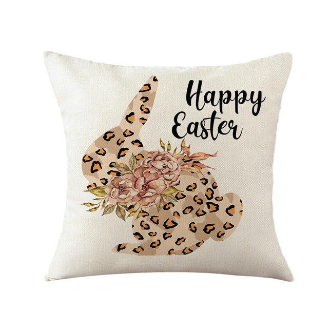 Soft Pillow Cases Easter Decorative Throw Pillow Covers Outdoor Cushion Covers for Home Sofa Decor