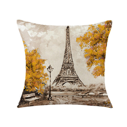 Linen Decorative Throw Pillow Covers Valentine's Day pillowcase Square Cushion Cover Pillowcase for Sofa