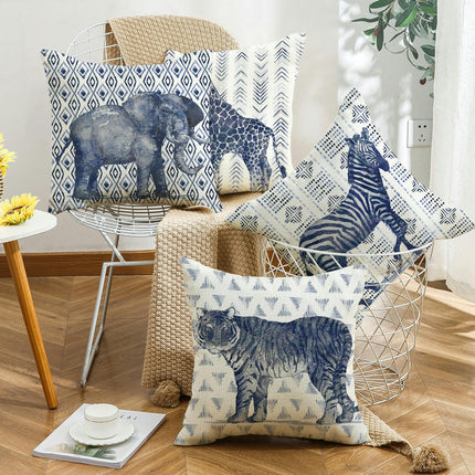 Animal Pillow Covers Soft Decorative Square Throw Pillowcases For All Season Living Room Bed And Sofa