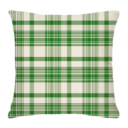 St. Patrick's Day Decorative Linen Throw Pillow Covers Square Soft Cushion Covers for Sofa