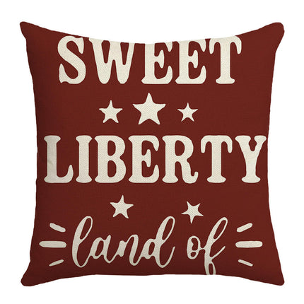 Independence Day Throw Pillow Covers Home Decor USA Flag Pillow Cases Decorative for Bed Sofa