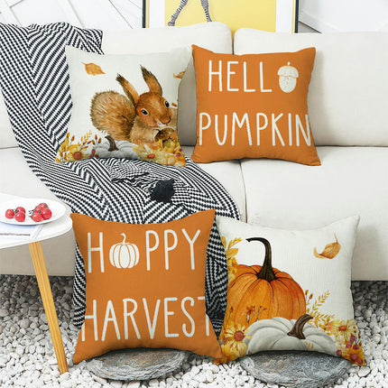 Fall Throw Pillow Covers Pumpkin Pillow Covers Sunflower Cushion Covers Outdoor Sofa Home Decorations