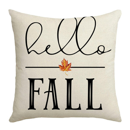 Fall Throw Pillow Covers Pumpkin Pillow Covers Sunflower Cushion Covers Outdoor Sofa Home Decorations-A