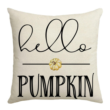 Fall Throw Pillow Covers Pumpkin Pillow Covers Sunflower Cushion Covers Outdoor Sofa Home Decorations-A