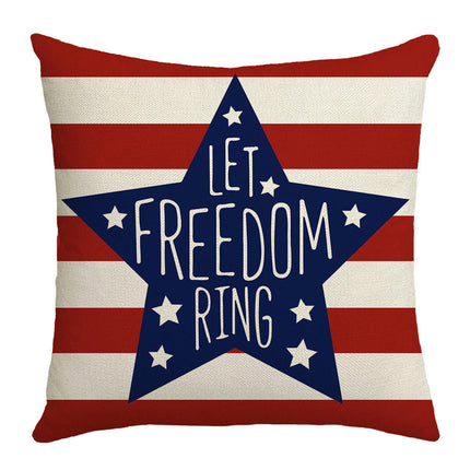 American Flag Throw Pillow Covers Soft Pillow Covers Cushion Covers Outdoor Sofa Home Decorations