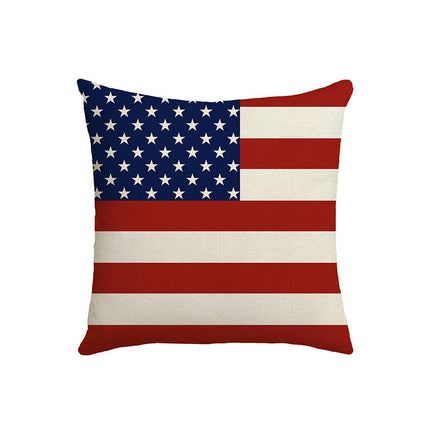 American Flag Throw Pillow Covers Soft Pillow Covers Cushion Covers Outdoor Sofa Home Decorations