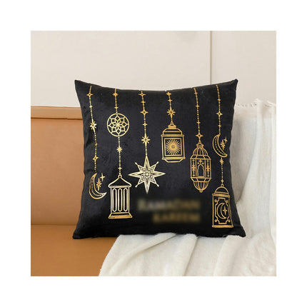 Decorative Throw Pillow Covers Star Moon Throw Pillow Cases Cushion Case Covers for Sofa