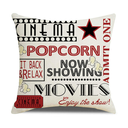 Movie Throw Pillow Covers Cushion Covers for Couch Sofa Home Decor Outdoor Pillows Covers