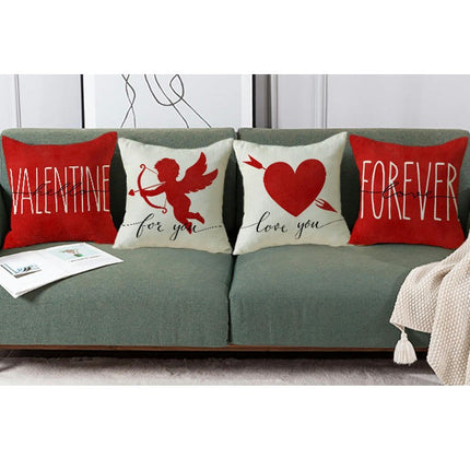 Valentine's Day Throw Pillow Covers Cushion Covers for Couch Sofa Home Decor Outdoor Pillows Covers