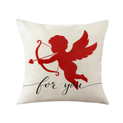 Valentine's Day Throw Pillow Covers Cushion Covers for Couch Sofa Home Decor Outdoor Pillows Covers