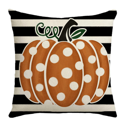 Thanksgiving Throw Pillow Covers Pumpkin Maple Leaf Throw Pillows Case Fall Cushion Covers Decor