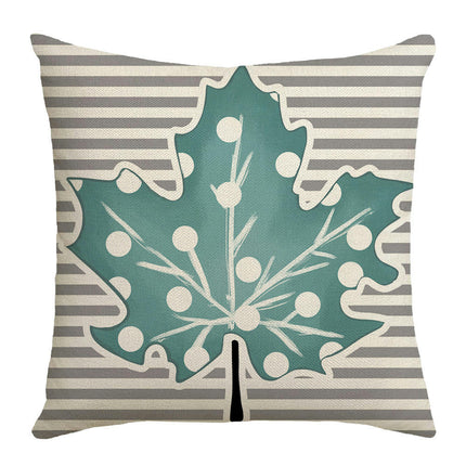 Thanksgiving Throw Pillow Covers Pumpkin Maple Leaf Throw Pillows Case Fall Cushion Covers Decor