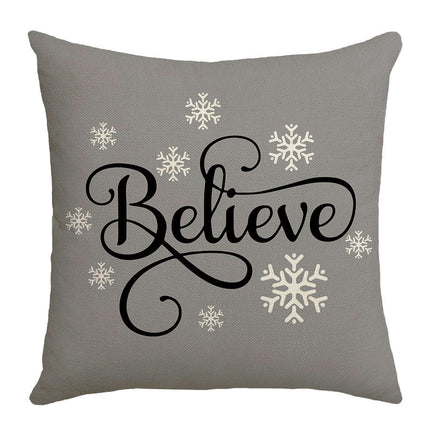 Christmas Throw Pillow Covers Snowflake Cushion Cover Christmas Tree Cushion Cover for Living Room