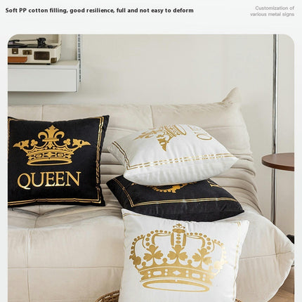 Queen Throw Pillow Covers Soft Pillow Cases Cushion Covers For Sofa Couch Chair